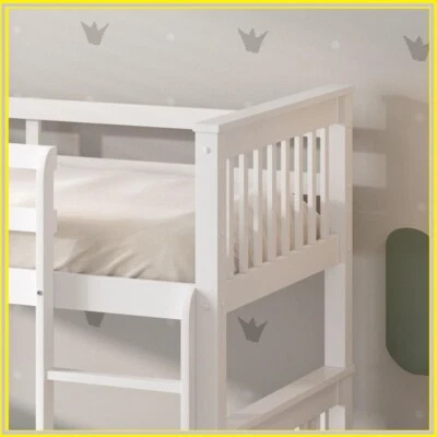 Solid Pine Bunk Bed – Space-Saving Design | Available in Two Sizes - Image 1 of 4