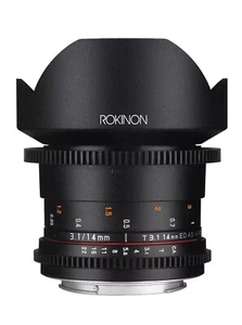 Rokinon 14mm T3.1 Cine DS for Nikon -Super AAA+++ Mint Condition - Picture 1 of 8