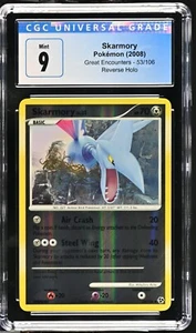 2008 Pokemon - Skarmory - Reverse Holo - CGC 9 - Great Encounters - Free Pack! - Picture 1 of 2