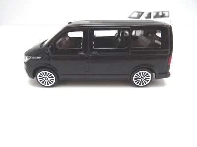 Volkswagen VW T6.1 Bus Modellino Auto Nero Bburago 1:43 Nuovo - Immagine 1 di 2