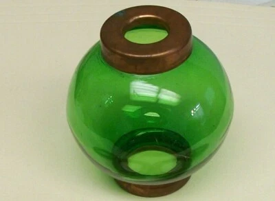  2.5'' green GLASS BALL for weathervane OR LIGHTENING RODS  - Image 1 of 2