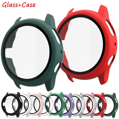 Capa dura fosca protetora tela cheia para Samsung Galaxy Watch 4 5 6 7 8 40/44 - Imagem 1 de 4