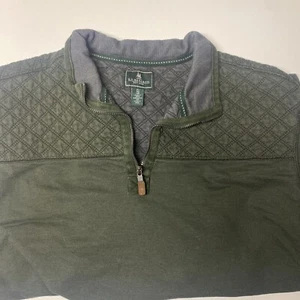 **Ver fotos** G.H. para hombre Sudadera Bass Co. 1/4 con cremallera. Talla XL. - Imagen 1 de 4