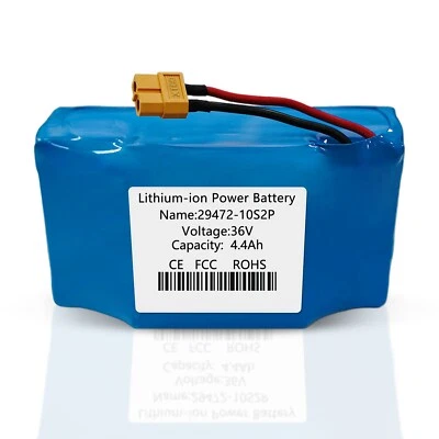 Brand New 10S2P 36V 4.4Ah Li-Ion Battery For Hoverboard Scooter Balance Board - Image 1 of 4