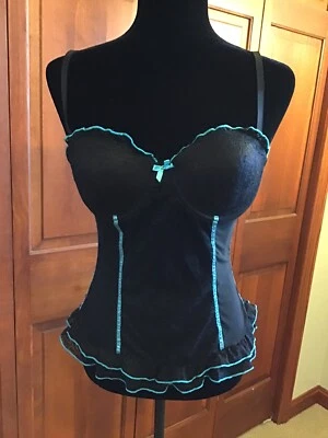 NATIVE INTIMATES Lingerie Push-up Bra Laced CAMISOLE Intimate Shirt Top size 36B - Image 1 of 4