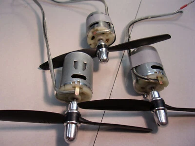 DC Motor 6-12 V + Luftschraube + Propelleradapter + Kabel, Beschreibung s.u. - Bild 1 von 4