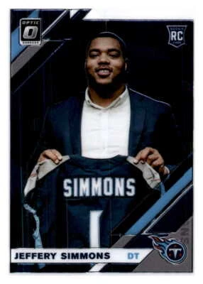2019 Donruss Optic  Jeffery Simmons  RC 108 - Image 1 of 2