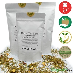 Organic Tea for HYPERTENSIVE People Natural Way to decrease lower Blood Pressure - Picture 1 of 22