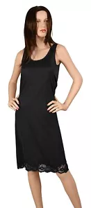 Gemsli Womens Blend Nylon Full Slip with Novelty Lace, Cling Free - Picture 1 of 13
