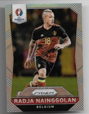 2016 Panini Prizm UEFA Euro Silver Prizm Card : Radja Nainggolan #32 *2 - Image 1 of 2