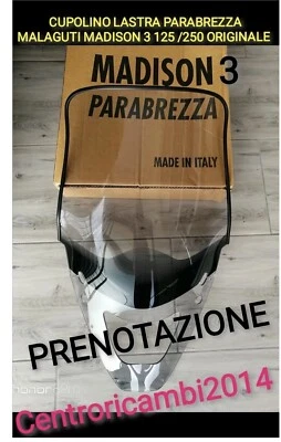 CUPOLINO LASTRA PARABREZZA MALAGUTI MADISON 3 125/250 ORIGINALE DAL 2006 /2009