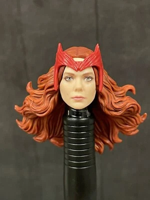 Marvel Legends 6" SCARLETT WITCH (HEAD ONLY) (MINT) WANDA VISION (DISNEY+) Olsen - Image 1 of 4