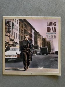 JAMES DEAN, 16 MONTH WALL CALENDAR, 1996, Used - Picture 1 of 5