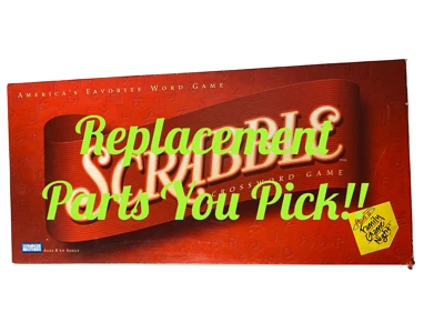 Scrabble Board Game Replacement 2001 Parts Pieces Crafting You Pick - Image 1 of 2