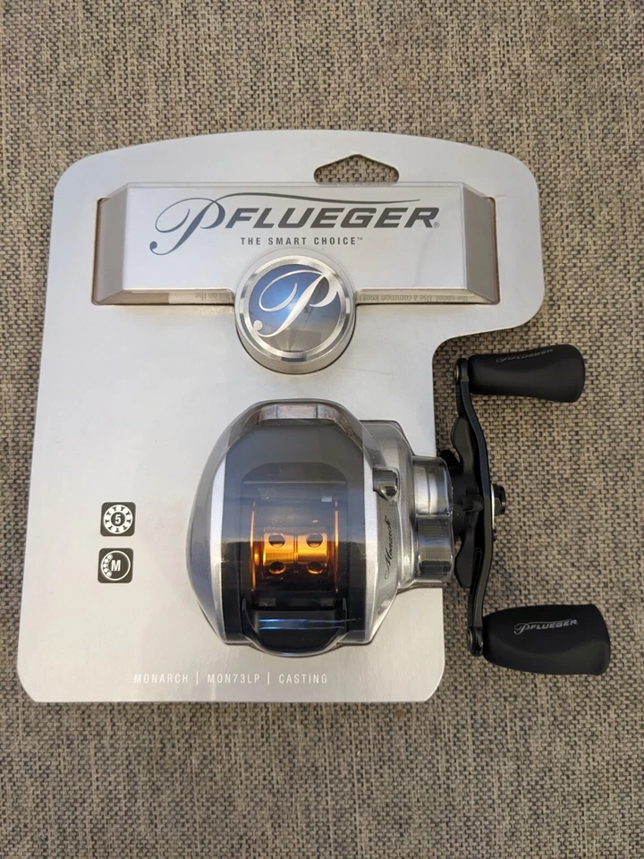 Pflueger Monarch Mon73lp Low Profile Baitcasting Reel