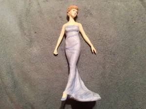 Royal Doulton Diana Princess Of Wales Figurine Blue Dress Mint Condition - Picture 1 of 6