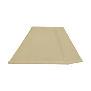 Interiors 1900 Rochamp Alice 16in Cream Square Silk Shade - Picture 1 of 4