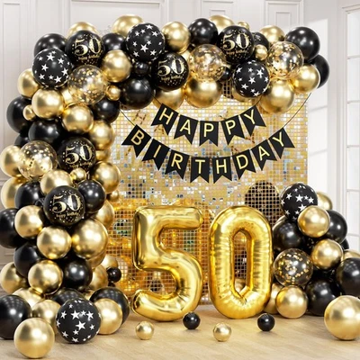 50岁男士生日装饰女式50岁生日快乐装饰禁令 — 第 1/4 张图片