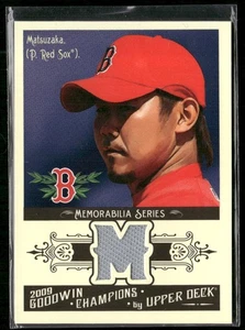 Daisuke Matsuzaka 2009 Upper Deck Goodwin Champions Memorabilia #GCM-DM - Picture 1 of 2