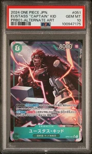 2024 japonés #051 Eustass Captain Kid PRB01-arte alternativo PSA 10 - Imagen 1 de 2