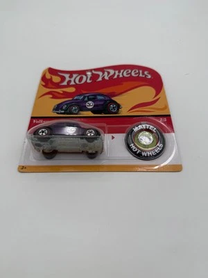 Hot Wheels 50th Anniversary Volkswagen Beetle 1:64 w/ Button #2/5 Sealed - Image 1 of 4