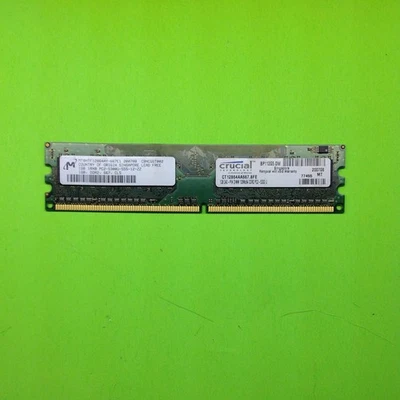 Crucial BP1125G5.DW 1GB DDR2-667 (PC2-5300) PC2-5300U Random Access Memory RAM - Image 1 of 2