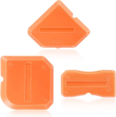 3 Pcs Silicone Caulking Tool Set, Sealant Grout Finishing Tools for Kitchen Bath - Image 1 of 4