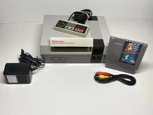Nintendo NES Konsole Original Konvolut Kabel OEM Controller und Mario getestet - Bild 1 von 14