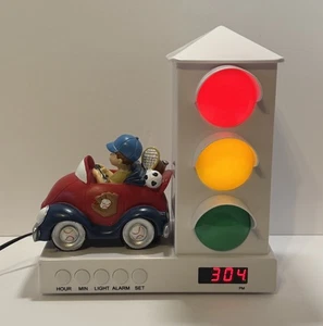 It’s About Time Stoplight Alarm Clock Kids Sleep Enhancing Boy Race Car (Tested) - Picture 1 of 10