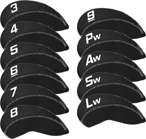 11 Teile/Set Neopren Eisen Headcover Set mit großer Nr. für alle Marken Callaway, Pin - Bild 1 von 17