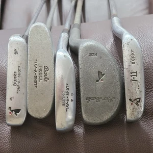 Burke Vintage Golf Putters Lot of 5. Great Collectible Pieces. Pre-owned  - Picture 1 of 11