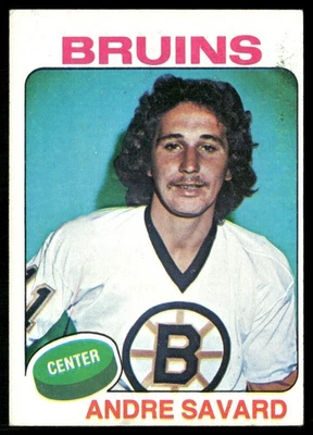 Andre Savard 1975-76 Topps #155 Boston Bruins VG+ OC - Image 1 of 2