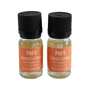 2 Pier 1 Imports Sunset Citrus Home Fragrance Oil 0.33 Fl. Oz. HTF Discontinued - Picture 1 of 2