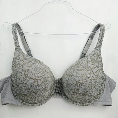 Lane Bryant Cacique Women's Sage Green Bra 46C Lightly Lined T-Shirt Underwire - Image 1 of 4