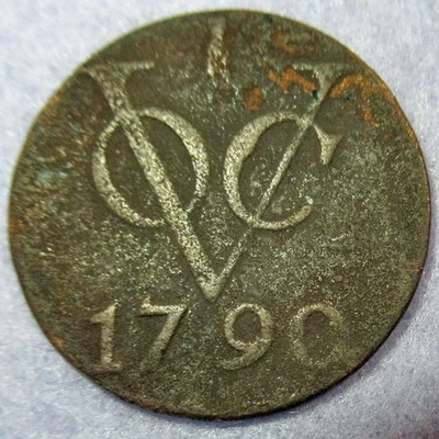 Certificado de Autenticidad 1790 Centavo de Nueva York VOC Centavo Colonial Holandés Utrecht Foto 1 de 4