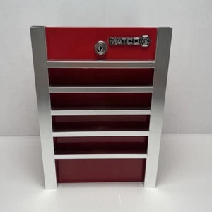 Matco Tools Mini Tool Box Bank - Red NO KEYS - Imagen 1 de 24