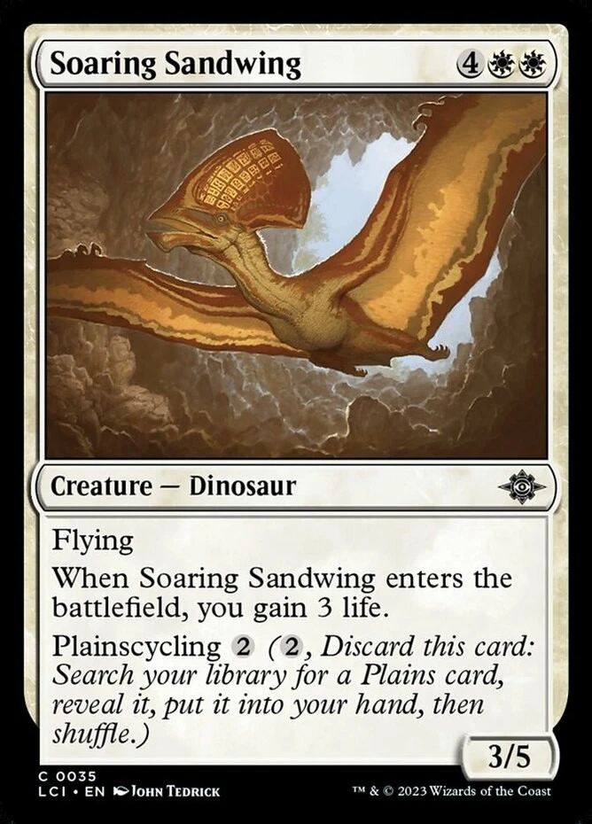 Soaring Sandwing - The Lost Caverns of Ixalan #0035 MTG Magic The Gathering - Image 1 of 1