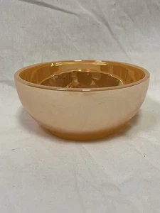 Vintage Fire King Anchor Hocking Peach Luster Lusterware Mixing Bowl 10 Lustre - Picture 1 of 6