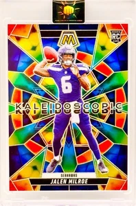 2025 Panini Mosaic #19 Jalen Milroe RC Kaleidoscopic SSP Case Hit Seahawks - Picture 1 of 2