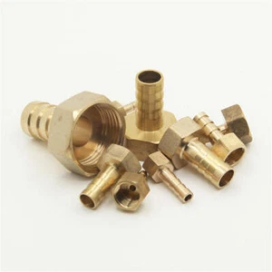 Brass Pipe Fitting 1/8" 1/4" 3/8" 1/2" 3/4" BSP Female Barb Hose Tail Connector - Picture 1 of 3