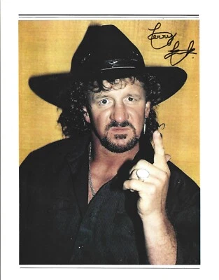 Foto de lucha libre firmada por Terry Funk con certificado de autenticidad wwwf nwa leer por favor Foto 1 de 3