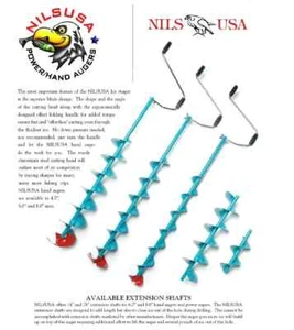 Nils USA UR800 Manual Ice Fishing Auger 8", UR800 Brand New in Box, Value BUY !! - Picture 1 of 3