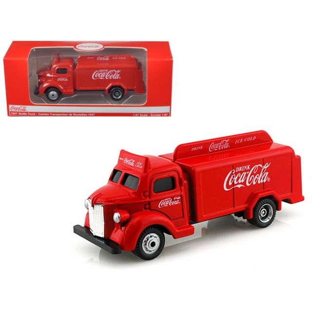 Caminhão coca cola bottle truck 1937 escala 1/87 em Promoção na Americanas