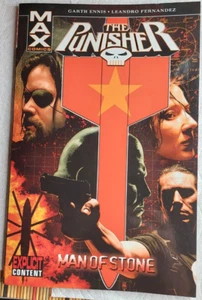 MARVEL COMICS OOP THE PUNISHER MAX - MAN OF STONE Collected TPB - Picture 1 of 2