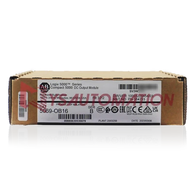 Novo módulo de saída Allen Bradley 5069-OB16 compacto E/S 16 canais 24V fonte DC - Imagem 1 de 4