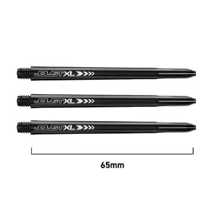 BLACK LUKE HUMPHRIES RED DRAGON JOUST XL EXTRA LONG DART SHAFTS 65mm - Image 1 of 1