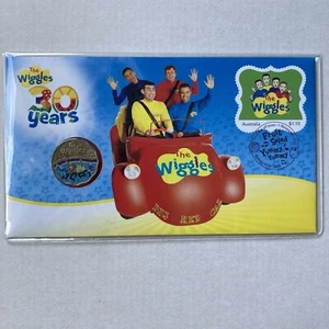 2021 30 Years of the Wiggles Group in the Big Red Car PNC with Coloured 30c Coin - Picture 1 of 5
