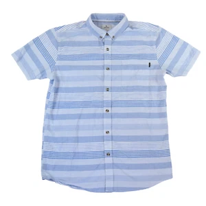 Rip Curl Men's Beachy Shirt Short Sleeve Button Up Size S Surfer Preppy Casual - Picture 1 of 7