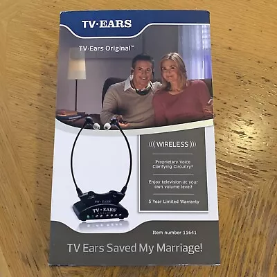 TV EARS Original 5.0 Analog Wireless Voice Clarifying Headset System # 11641 - Image 1 of 4