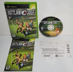 Outlaw Golf (Microsoft Xbox, 2002) Completo Con Manual y Tarjeta Reg ENVÍO GRATUITO - Imagen 1 de 6